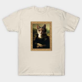 Monalisa Cat Louvre T-Shirt